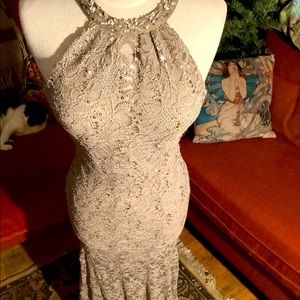 Lace Maxi Dress Formal by B.Darlin size 4